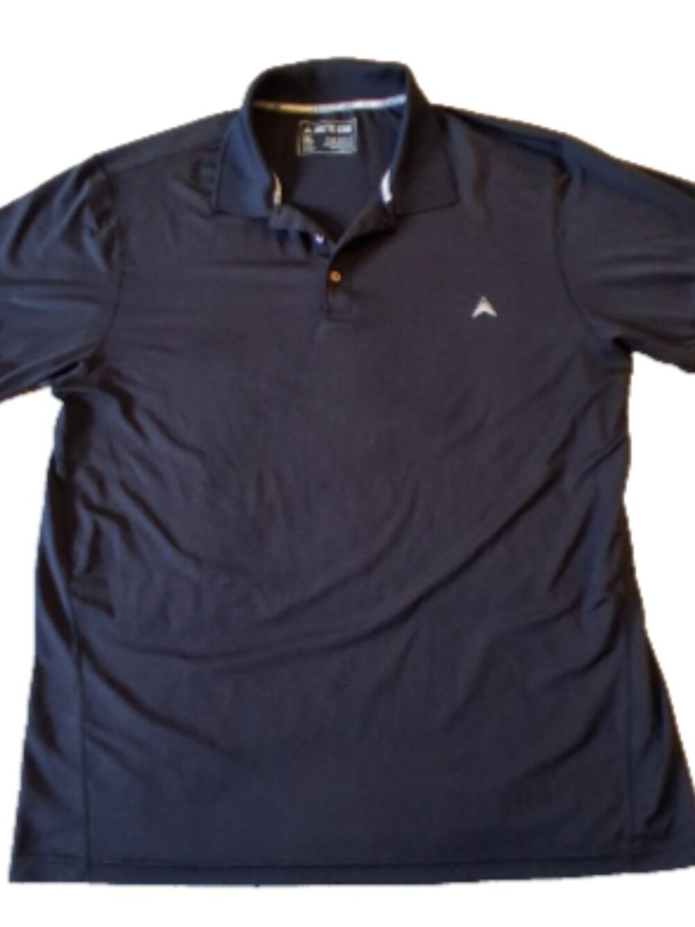 ARCTIC COOL HYDROFREEZE  Men’s 2XL Polo Black Short Sleeve Stretch Golf Shirt